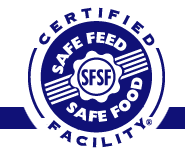 Safe Feed Safe Food Certified Facility